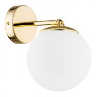 Kinkiet SATELITE PLUS 4744 Argon elegancki złoty biały kula