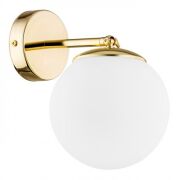 Kinkiet SATELITE PLUS 4744 Argon elegancki złoty biały kula