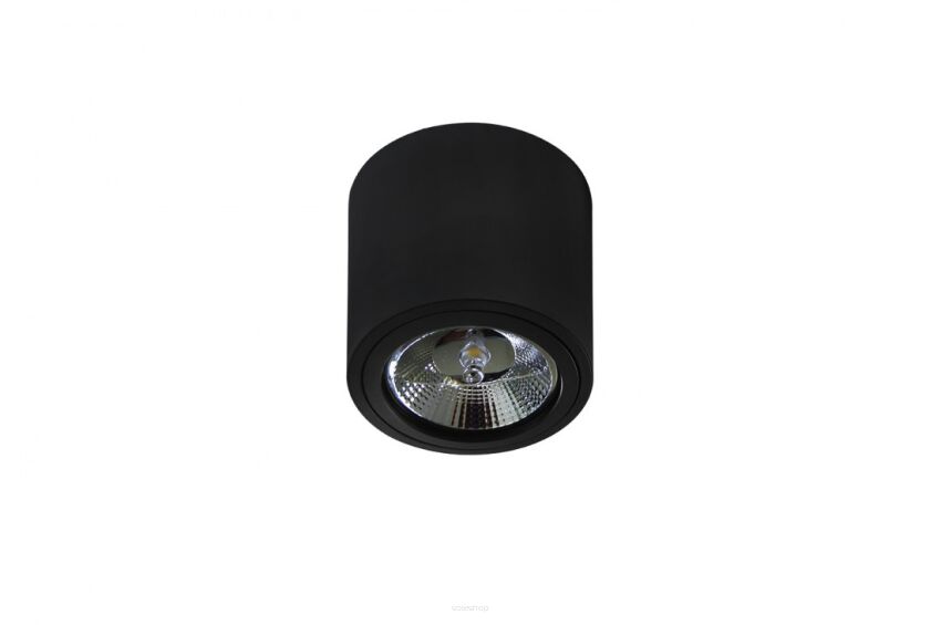 Lampa sufitowa natynkowa ALIX  230V AZ3540 Azzardo techniczna czarna tuba na źródło światła es111 okrągła 　
