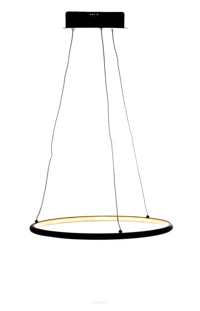 Lampa wisząca ORION BLACK czarny okrąg 22W LED MILAGRO ML507