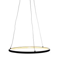 Lampa wisząca ORION BLACK czarny okrąg 22W LED MILAGRO ML507