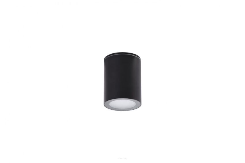 Oprawa natynkowa PAPIKO IP65 AZ4216 Azzardo tuba zewnętrzna czarna łazienkowa wys. 9 cm