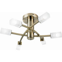 Lampa sufitowa HAVANA antyczny mosiądz ENDON LIGHTING 146-6AB  