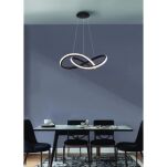 Lampa wisząca INFINITY 80 CCT BK + REMOTE CONTROL czarna Azzardo AZ5096 - 2
