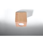 PLAFON QUAD DREWNO LOFTOWE OŚWIETLENIE Nowoczesna SL.0493 SOLLUX LIGHTING  - 3