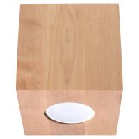 PLAFON QUAD DREWNO LOFTOWE OŚWIETLENIE Nowoczesna SL.0493 SOLLUX LIGHTING 