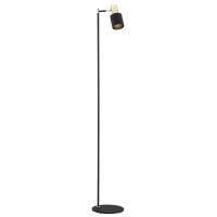 Lampa podłogowa DORIA 4259 Argon Czarno - złota 160 cm