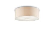 Plafon Woody PL4 090900 NOWOCZESNY IP20 E27 METAL  Ideal Lux OKRĄGŁA OPRAWA 