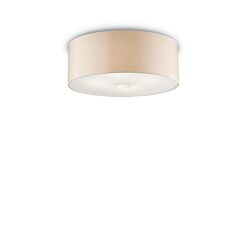 Plafon Woody PL4 090900 NOWOCZESNY IP20 E27 METAL  Ideal Lux OKRĄGŁA OPRAWA 