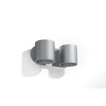 Kinkiet ORBIS  Sollux SL.0661 dwie szare tuby prosty nowoczesny design  - 2