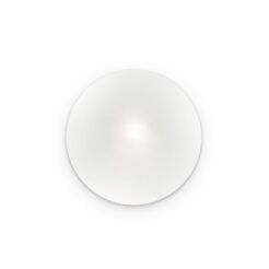 Kinkiet Smarties AP1  Ideal Lux 014814  posiada metalową oprawę wykończona w chromie klosz z matowego dmuchanego szkła