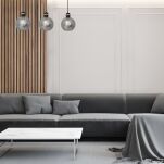 Lampa wisząca OMEGA BLACK/GOLD 3xE27 MLP6531  - 4