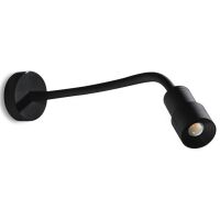 Reflektor LUMI FLEX AZ4561 Azzardo czarny na elastycznym ramieniu 2 kąty świecenia LED