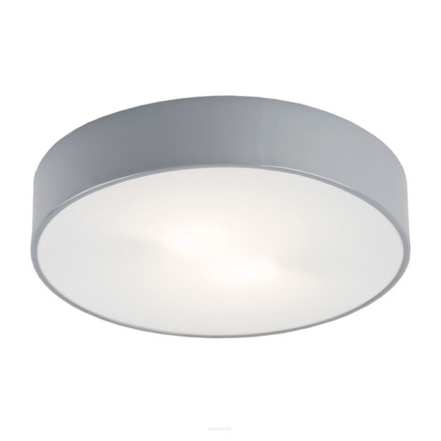 Plafon DARLING 2083 Argon Minimalistyczny szary biała przesłona