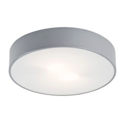 Plafon DARLING 2083 Argon Minimalistyczny szary biała przesłona