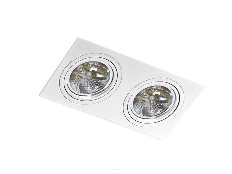 Lampa sufitowa wpuszczana techniczna biała SIRO 2 Azzardo WH  AZ0771