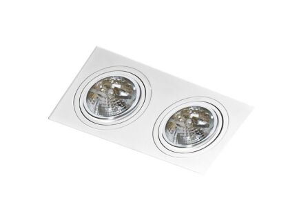 Lampa sufitowa wpuszczana techniczna biała SIRO 2 Azzardo WH  AZ0771