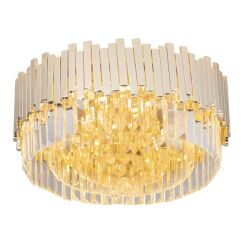 Plafon TREND C016 MAXlight Okrągły złoty średnica 45 cm NIESAMOWITE EFEKTY ŚWIETLNE