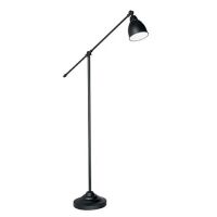 Lampa podłogowa NEWTON PT1 CZARNY Ideal Lux 003528   z metalu, posiada regulowane ramię i klosz