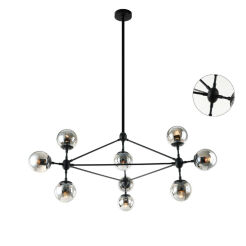 Lampa wisząca Bao Nero Fume ORLICKI DESIGN CZARNA nowoczesna
