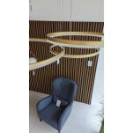 Lampa wisząca HALO PENDANT 100+80+60 CCT BK + REMOTE CONTROL złota Azzardo AZ4976 - 2