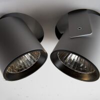 Oprawa natynkowa Auro Base 90 NT 90x2 CRI80 Labra  3.0549 prostokątna podstawa reflektory w kształcie tub różne kolory wkończenia LED