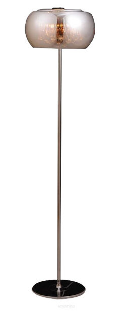 Lampa podłogowa MAX-LIGHT Moonlight duża F0076-04A Chromowany klosz kryształki elegancki