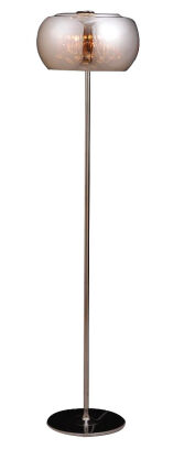Lampa podłogowa MAX-LIGHT Moonlight duża F0076-04A Chromowany klosz kryształki elegancki