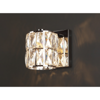Lampa ścienna Kinkiet Diamante I W0205 Maxlight okrągły pałacowy kryształ 