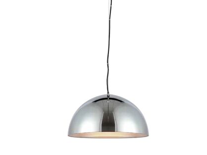 Lampa wisząca MODENA 50 AZzardo FB6838-50 CH AZ1401 wykonana jest z metalu w kolorze chromu półokragła idealna do kuchni