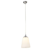 Lampa wisząca LIRANO 305 Argon Elegancka z białym kloszem śr. 22 cm