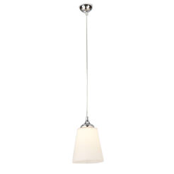 Lampa wisząca LIRANO 305 Argon Elegancka z białym kloszem śr. 22 cm