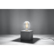 LAMPA STOŁOWA ABEL BETON LAMPA BIURKOWA  KOSTKA  MINIMALISTYCZNA W STYLU INDUSTRIALNYM SL.0683 SOLLUX - 3