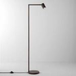 Lampa podłogowa Ascoli Floor Astro Nowoczesna 119cm nikiel biała lub brązowa - 2