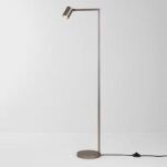 Lampa podłogowa Ascoli Floor Astro Nowoczesna 119cm nikiel biała lub brązowa - 3