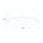 5009 ORBIT 5 CEILING LAMP/ LAMPA SUFITOWA ZUMALINE - 2