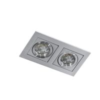 Lampa sufitowa wpuszczana nowoczesna aluminium Paco 2 AZzardo GM2201 AL Az0798