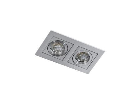Lampa sufitowa wpuszczana nowoczesna aluminium Paco 2 AZzardo GM2201 AL Az0798