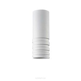 Lampa sufitowa Azzardo LOCUS  AZ3125 pojedynczy zwis białe tuba z marszczeniem