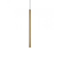 Lampa wisząca Organic P0204 Maxlight tuba złota długa LED  