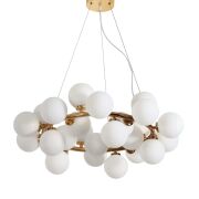 LAMPA WISZĄCA MOSIĘŻNA MARSIADA W25 LDP 6033-25 (MD) Lumina Deco 