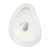 Plafon GEKO PL4 BIAŁY Ideal Lux  116112 Dyfuzor jest wykonany ze szkła w zewnętrznej części lampy przezroczysty w środku natomiast biały metalowa rama centralna część w kolorze chromu