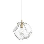 LAMPA WISZĄCA LAMPA WEWNĘTRZNA ROCK PENDANT P0488-01B-U8AC ZUMA LINE E27 METAL / SZKŁO  ZŁOTY  - 2