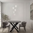 Lampa wisząca Alani PND-34375-5-BK Italux - 2