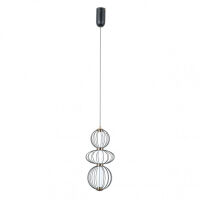 Lampa wisząca Rabel PND-344221-3V-BK Italux