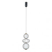 Lampa wisząca Rabel PND-344221-3V-BK Italux