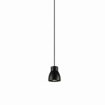 Lampa wisząca BELL/Z 210B  ELKIM  Czarna lub biała aluminium + szkło LED 4000K / 3000K - 2