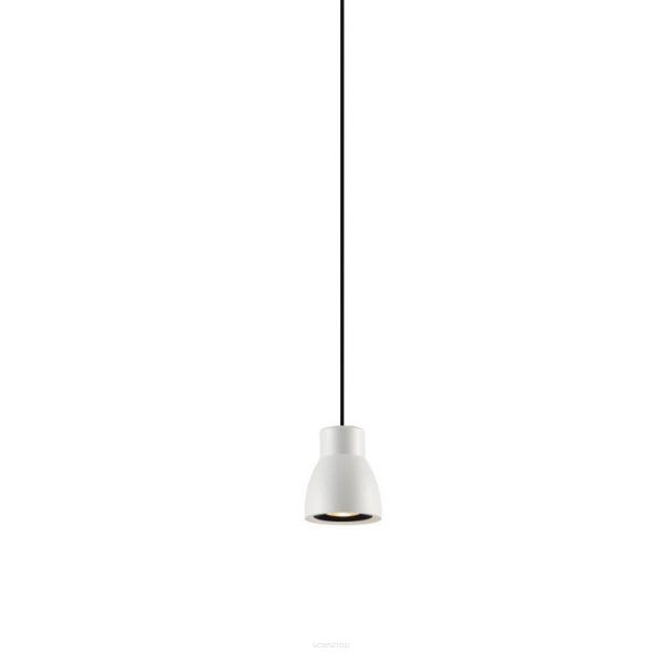 Lampa wisząca BELL/Z 210B  ELKIM  Czarna lub biała aluminium + szkło LED 4000K / 3000K