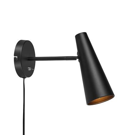 Kinkiet PEAK 107898 Markslojd CZARNY KLOSZ W KSZTAŁCIE ŚCIĘTEGO STOŻKA E14