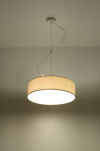Elegancka Lampa Sufitowa Koło Wisząca ARENA 35  SL. 0117 klosz z tworzywa sztucznego w kolorze białym w kształcie walca - 2